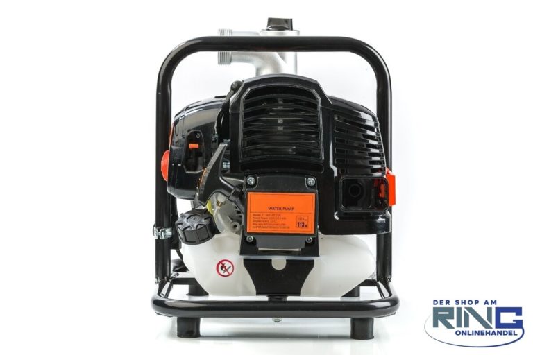 Benzin Wasserpumpe 43CC 2-Takt Motorpumpe Gartenpumpe 1,25 KW Max. Lieferhöhe: 30 M