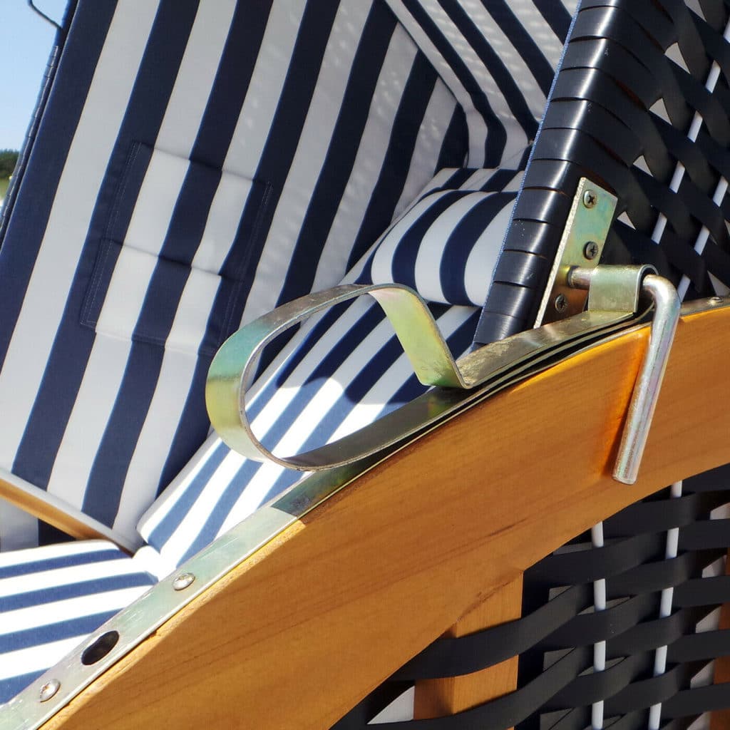 » LED Strandkorb Rügen – XXL Luxus Volllieger Sonneninsel Rattan ...